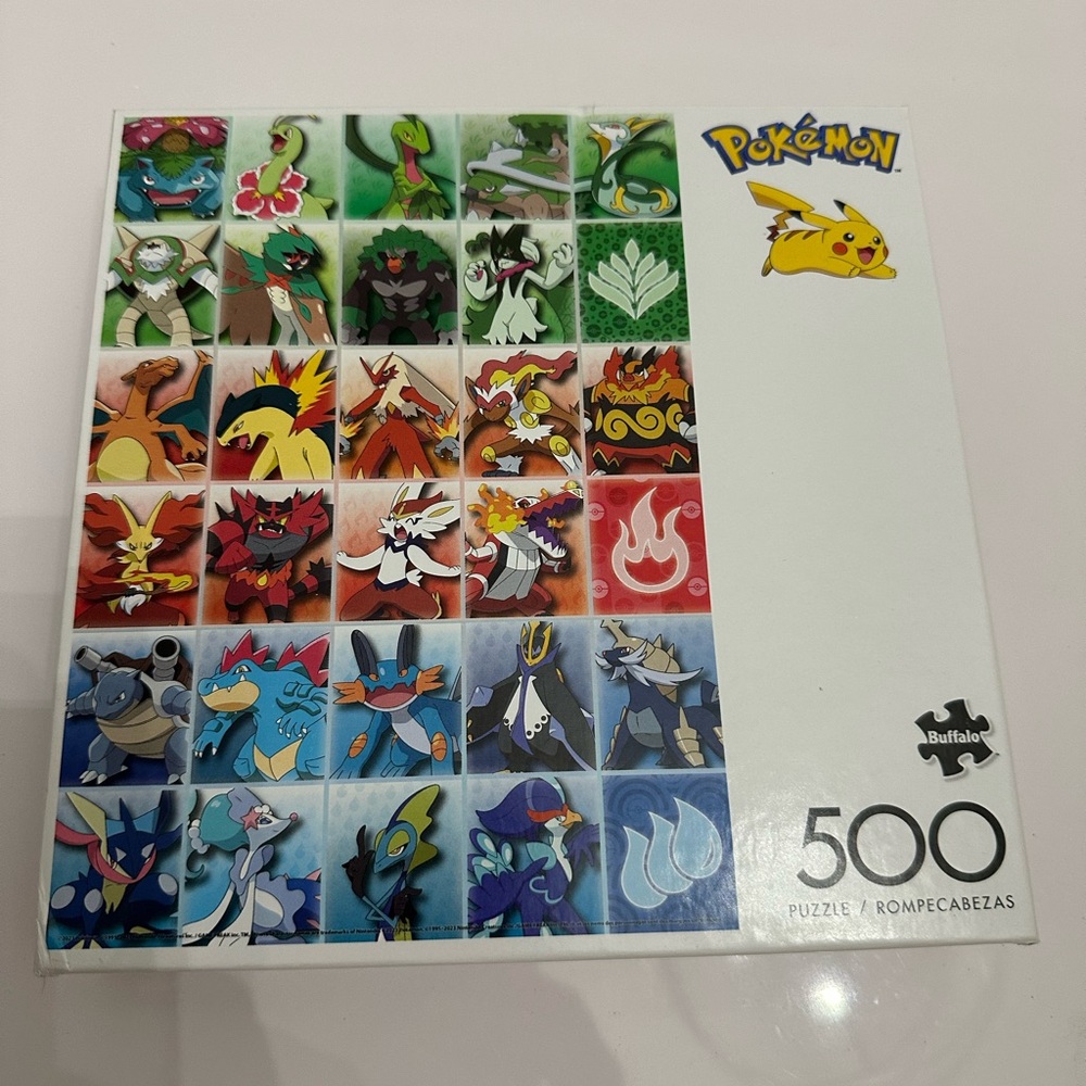 500 piece Pokémon puzzle